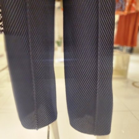 사선와플와이드팬츠