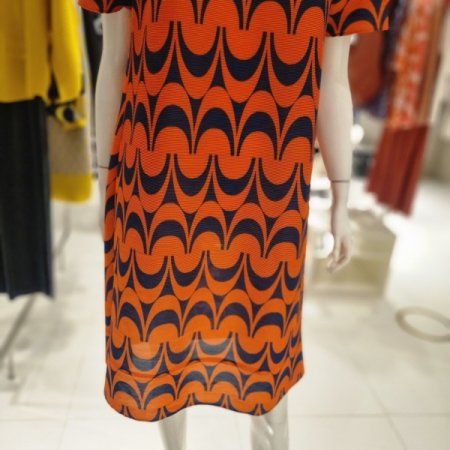 반원패턴원피스