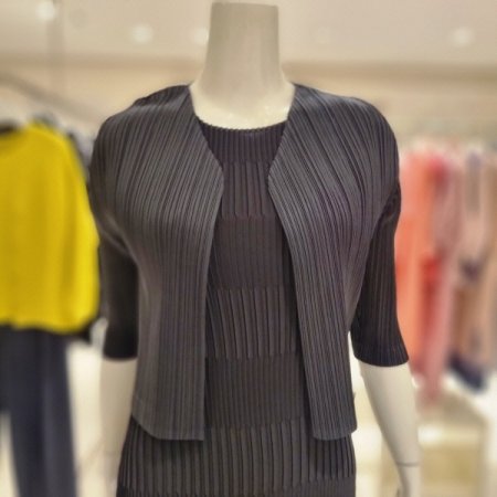 삼각소매 오픈가디건