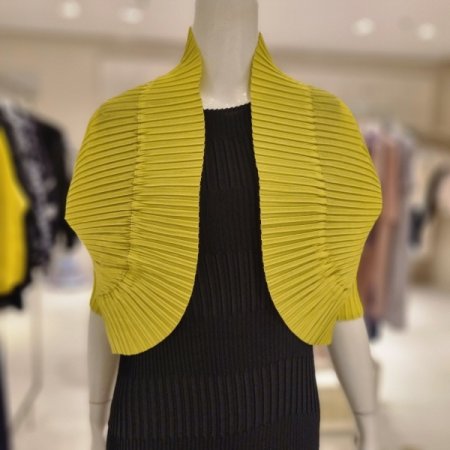 나선주름 가디건