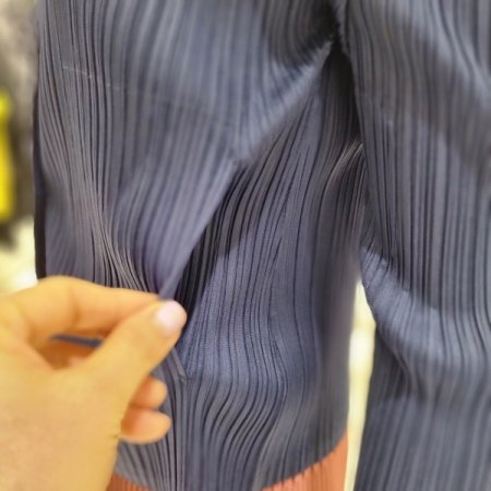 노카라 삼각소매가디건