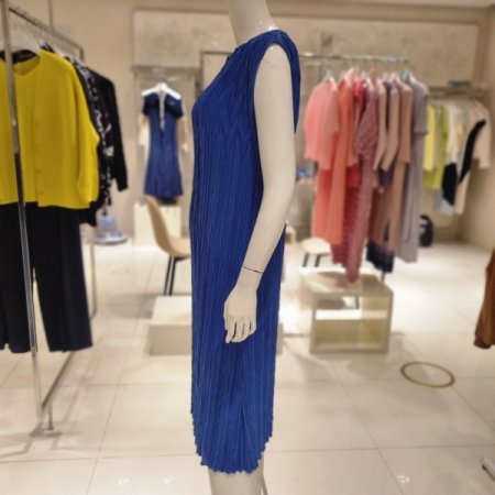 보리 손주름 나시원피스