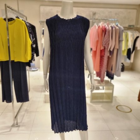 보리 손주름 나시원피스