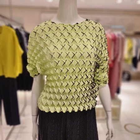 사각주름 루즈티블라우스