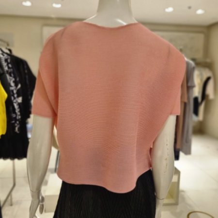 가로와플주름 클먼티블라우스