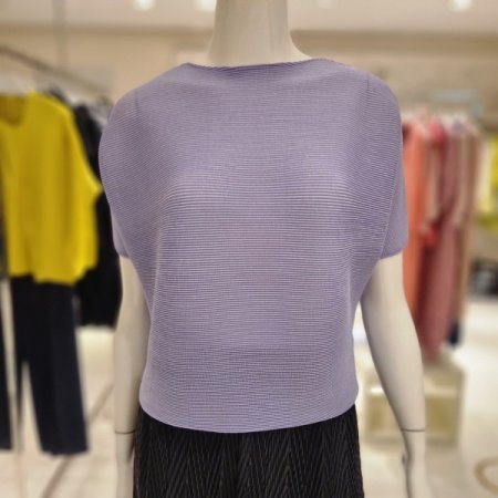 가로와플주름 클먼티블라우스