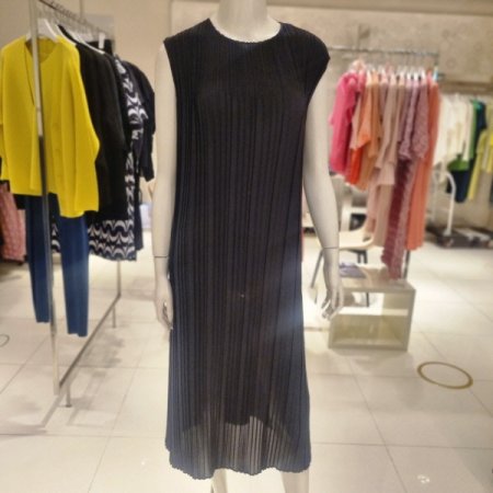 불규칙주름 나시원피스