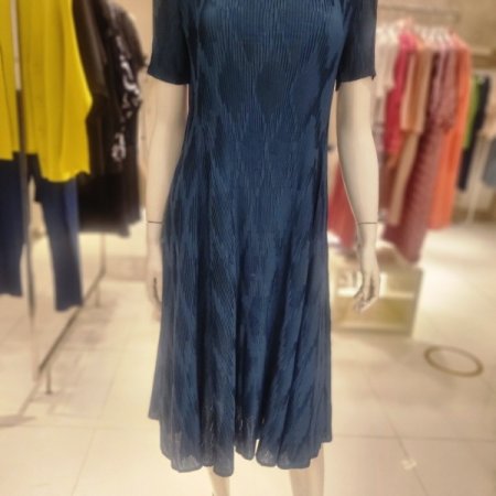 마름모주름 원피스