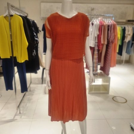 메쉬레이어드원피스