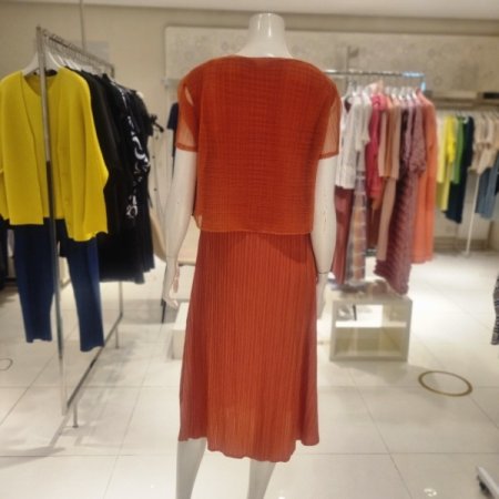 메쉬레이어드원피스