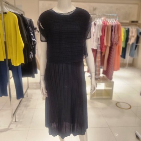 메쉬레이어드원피스