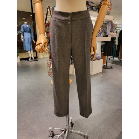 체크 반밴딩 팬츠