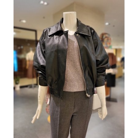 에코 가죽 점퍼