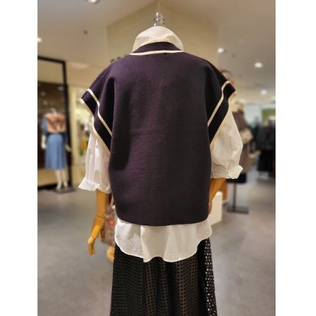 니트 숄 베스트