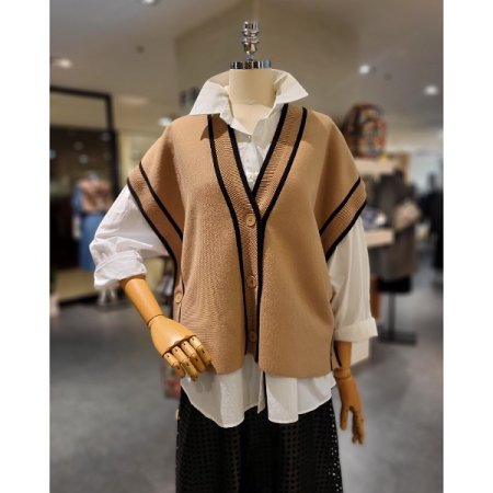 니트 숄 베스트