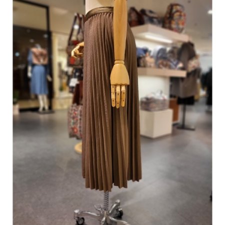 밴딩 주름 스커트