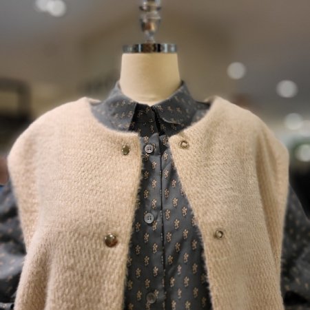 밑단 셔링 베스트