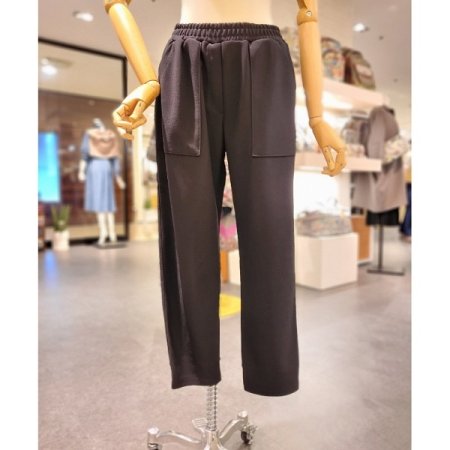 허리 밴딩 배기 팬츠