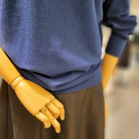 가오리핏 니트 티셔츠