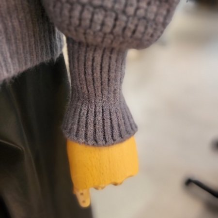 v넥 니트 가디건