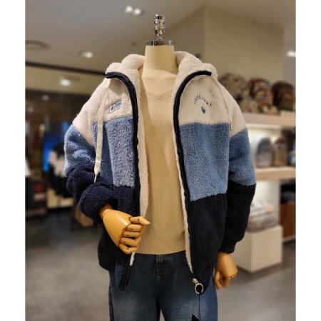 노이즈 후드 점퍼