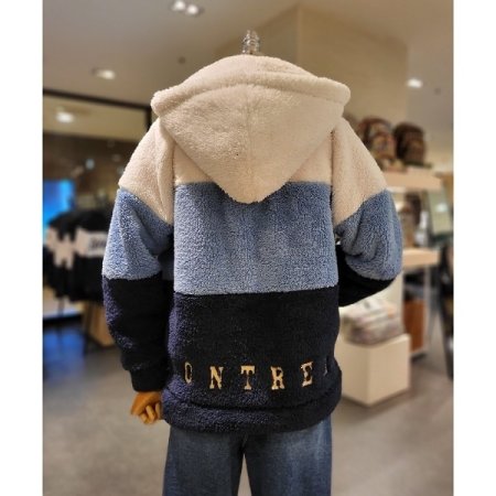 노이즈 후드 점퍼