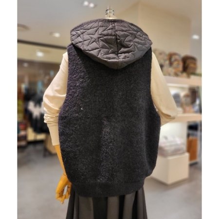 부클 후드 베스트