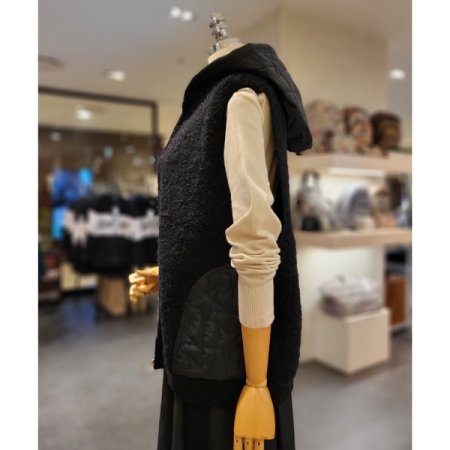 부클 후드 베스트