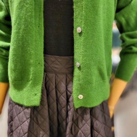 라운드넥 가디건