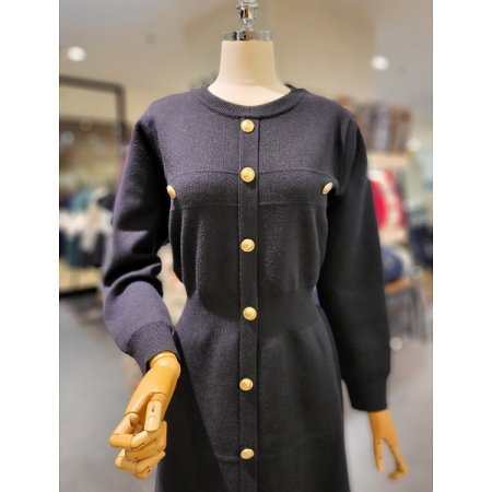 니트 롱 원피스