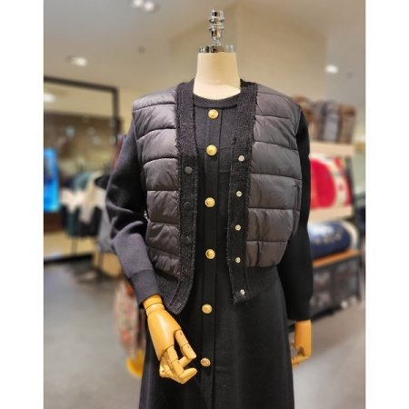 V넥 경량 베스트