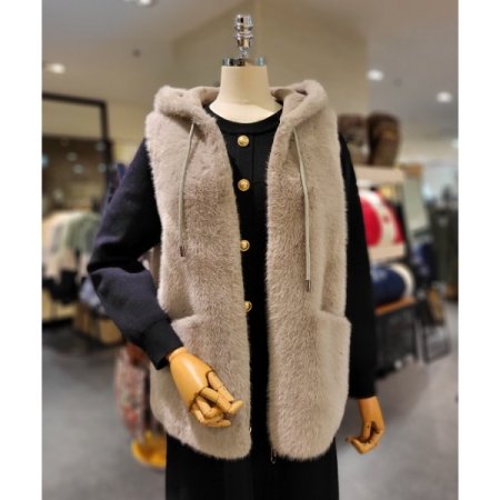 에코퍼 후드 베스트