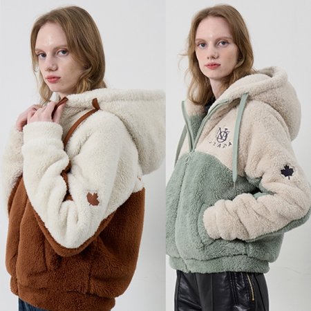 노이즈 쉘파 여성 후드집업 오웬