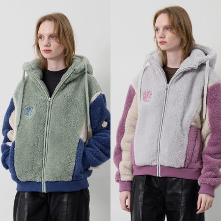 노이즈 쉘파 여성 후드집업 블레어