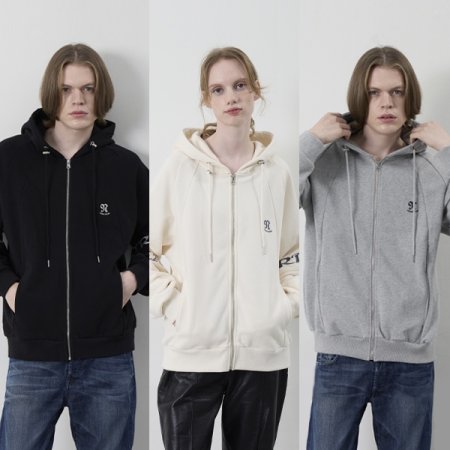 노이즈 남여공용 후드집업 앤디