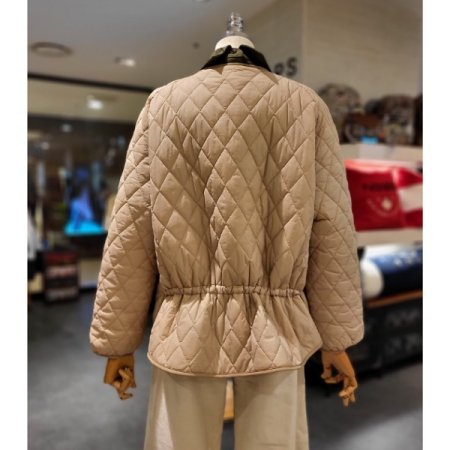 라운드넥 패딩 점퍼