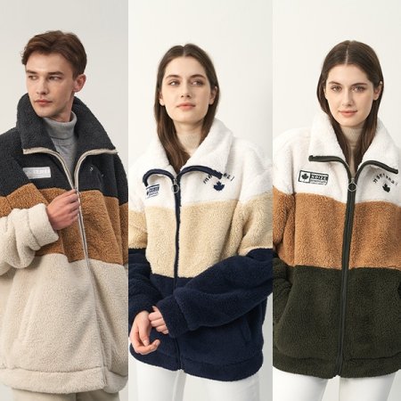 노이즈 쉘파 남여공용 집업 폴