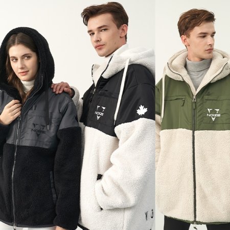 노이즈 쉘파 남여공용 후드집업 레비