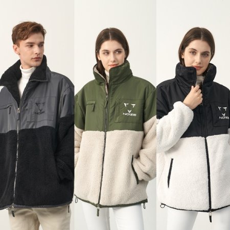 노이즈 쉘파 남여공용 집업 로저