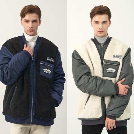 노이즈 보아퍼 남여공용 집업 샘