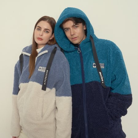 노이즈 쉘파 남여공용 후드집업 에버린