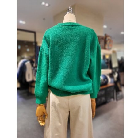 비비드 라운드 니트 티셔츠