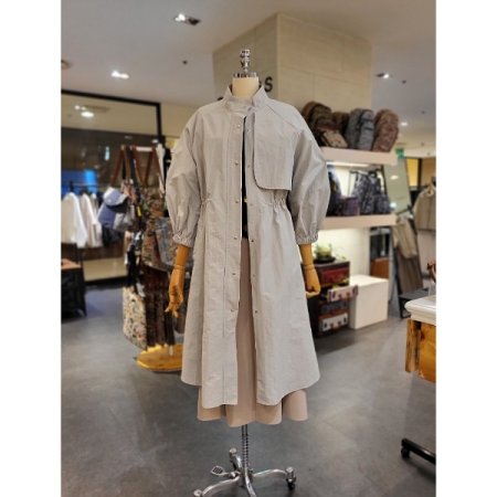 하프 단추 야상 점퍼