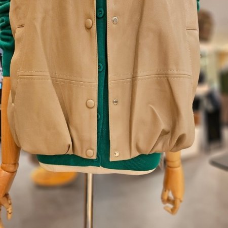 후드 가죽 조끼