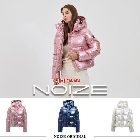 노이즈 여성 그로시패딩 코코 후드