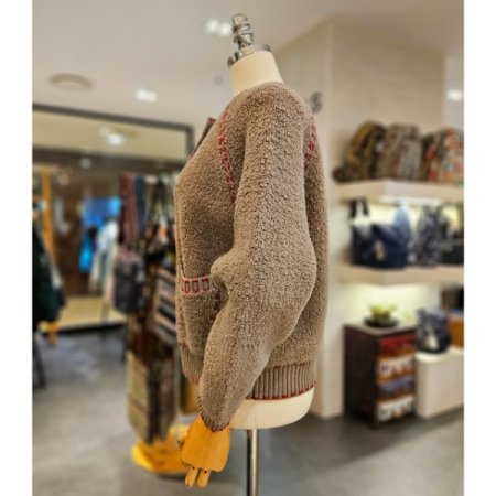 양모 스티치 가디건I