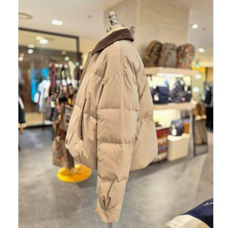 코듀로이 카라 패딩점퍼