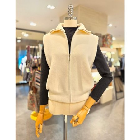 밑단 밴딩 집업 카라 베스트