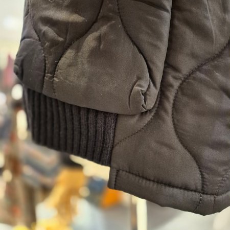 패딩배색 니트 점퍼