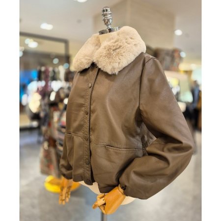 퍼카라 레더 점퍼